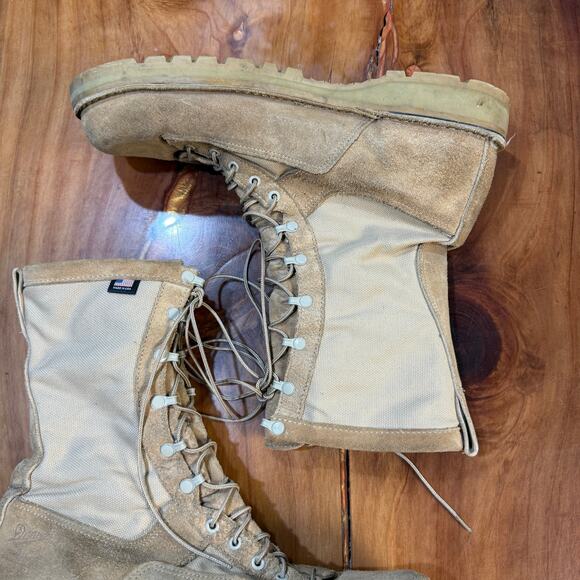 Vintage Danner Suede Leather Boots Men 15 1/2 EE Ft Lewis Fort Military Hunting - Picture 3 of 11